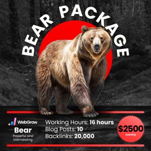 Bear SEO Package