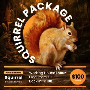 Squirrel SEO Package WEBGROW